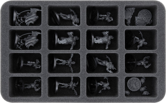 Feldherr Half-Size Case 50 for Blood Bowl - 16 Miniatures - TheMajorLab