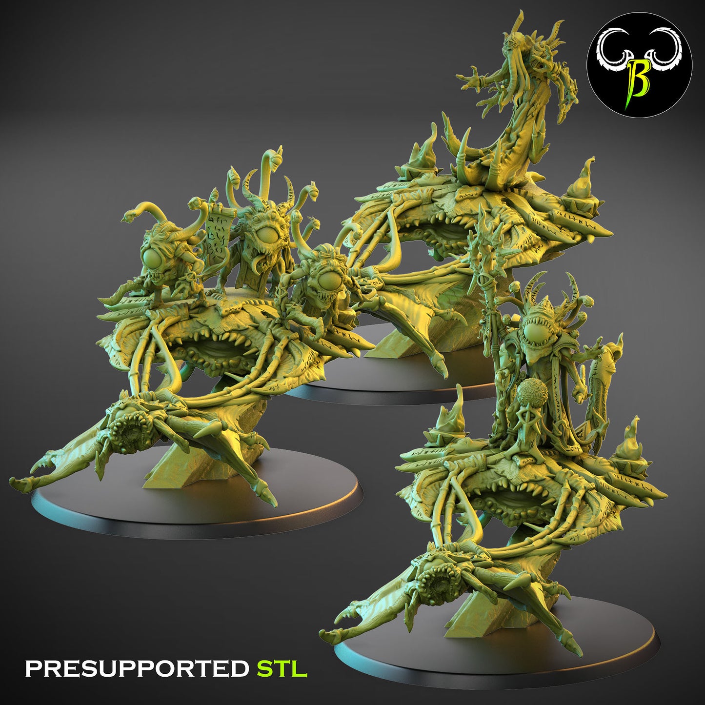 Fire Altar - Dark Legion - Chaos Army - Clay Beast Creations - TheMajorLab