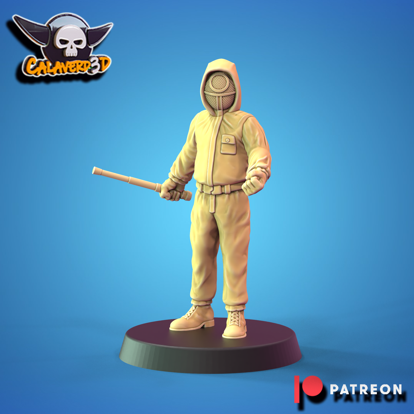Squid Game Human Fantasy Football Team 16 High Quality Miniatures Calaverd3D