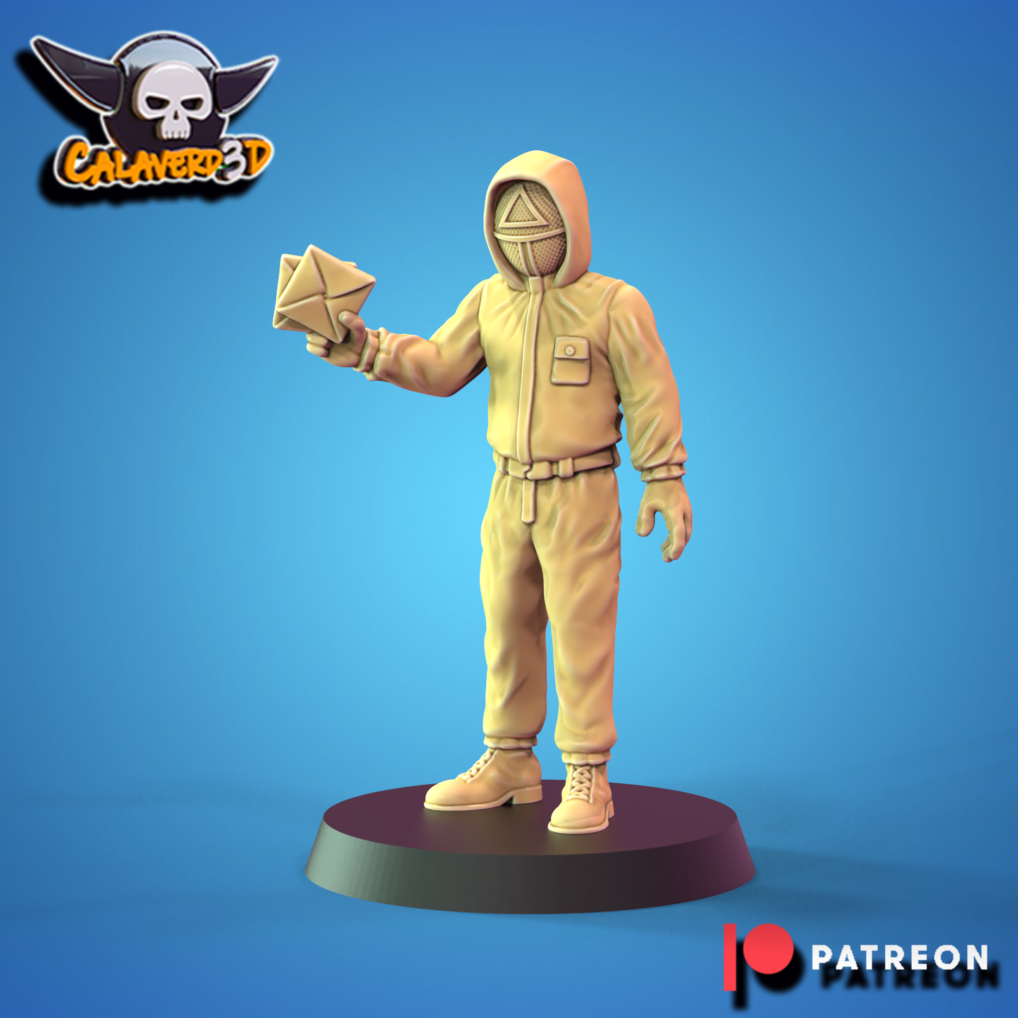Squid Game Human Fantasy Football Team 16 High Quality Miniatures Calaverd3D