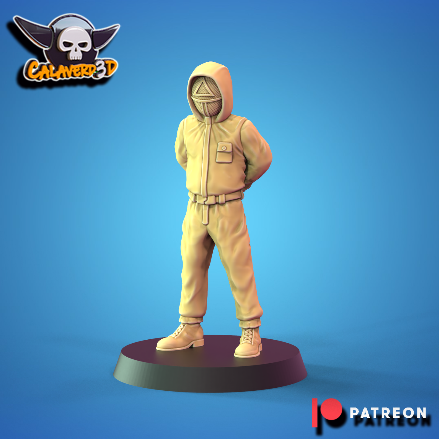 Squid Game Human Fantasy Football Team 16 High Quality Miniatures Calaverd3D