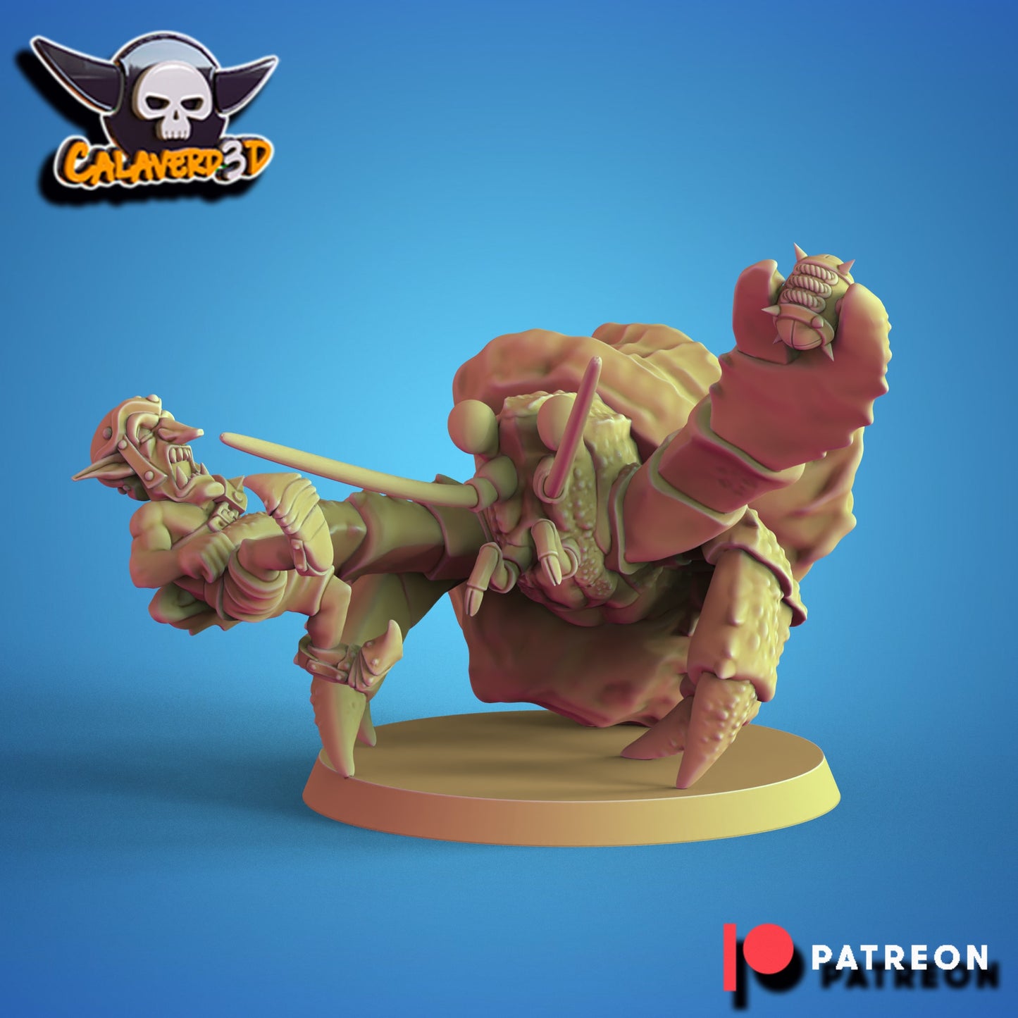 Battle Snails – 16 Miniatures High Quality Resin Blood Fantasy Football Bowl Dwarves Team – Calaverd3D