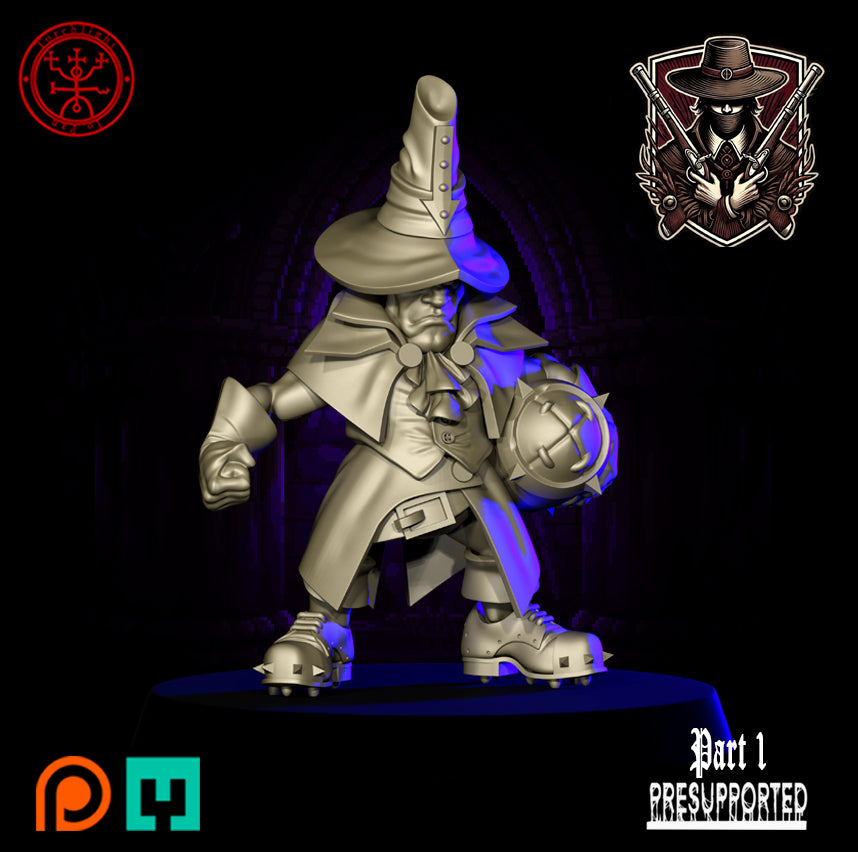 The Unexpected Inquisition Team - 15 High-Quality 3D Print Human Miniatures | Blood Fantasy Football Bowl | Torchlight Models