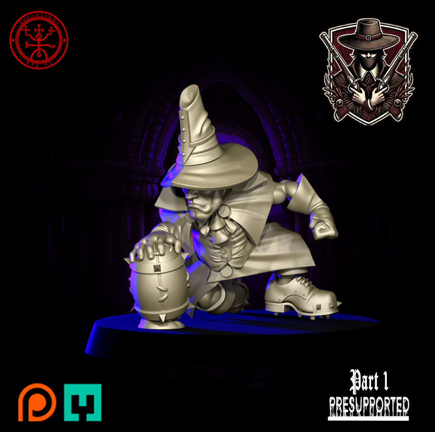 The Unexpected Inquisition Team - 15 High-Quality 3D Print Human Miniatures | Blood Fantasy Football Bowl | Torchlight Models