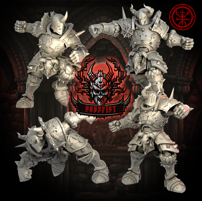 GOREFIST Chaos Born Team for Fantasy Football Miniature Tabletop Game Torchlight Models