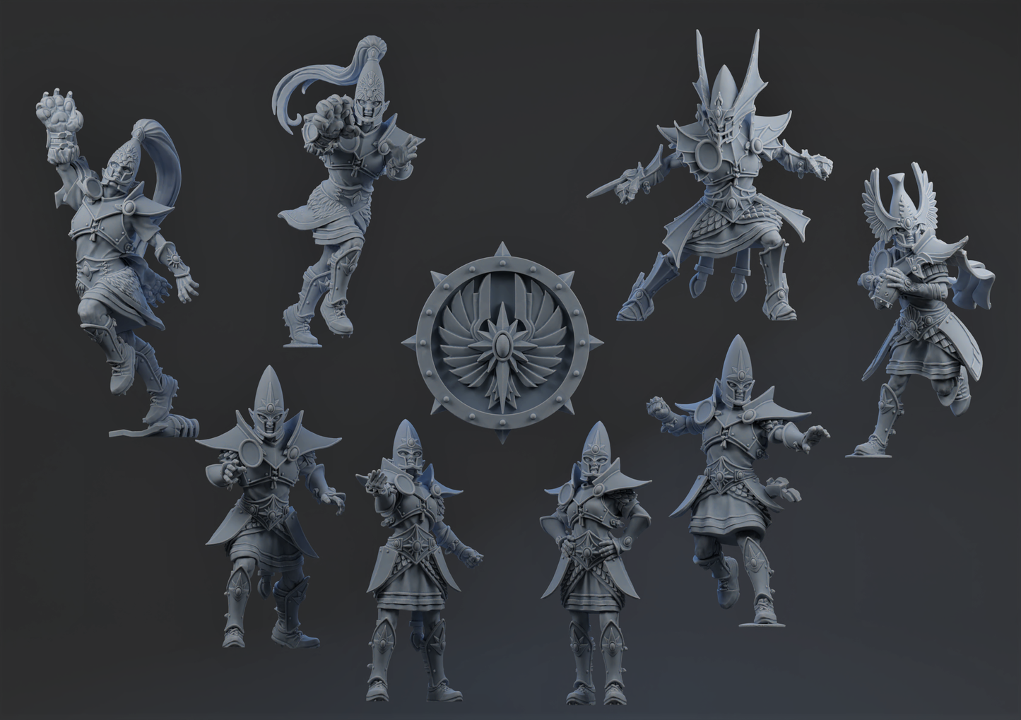 Elven Nobles High Elves Fantasy Football Team 16 High Quality Miniatures Brutefun Miniatures