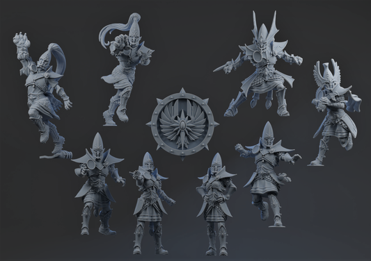 Elven Nobles High Elves Fantasy Football Team 16 High Quality Miniatures Brutefun Miniatures