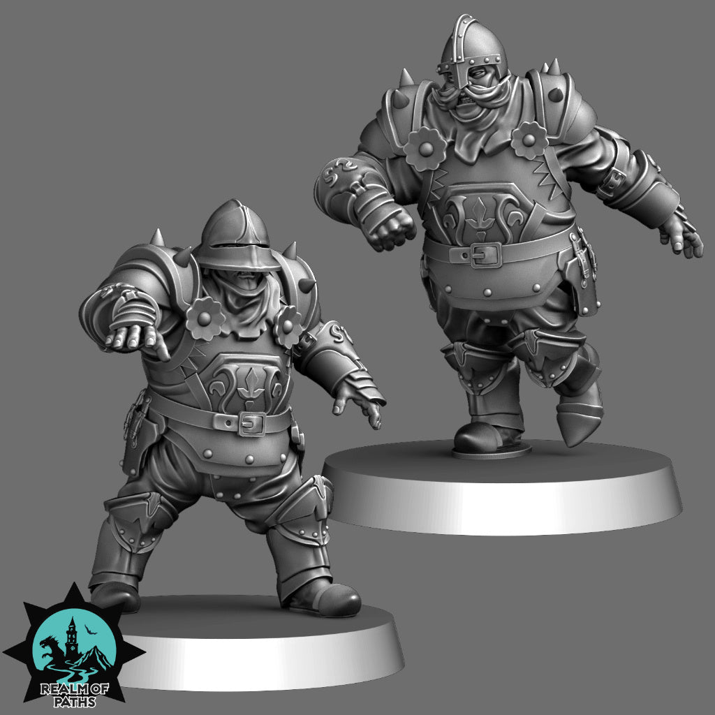 Human Noble Knight – Human Team for Fantasy Football Miniature Game - 24 High Quality Miniatures – Realm of Paths