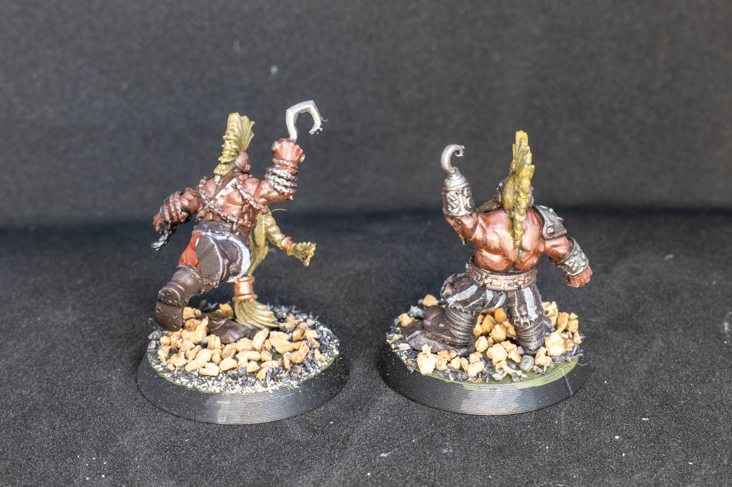 Painted Steam Boys Dwarves team + Feldher bag - Fantasy Football Punga Miniatures