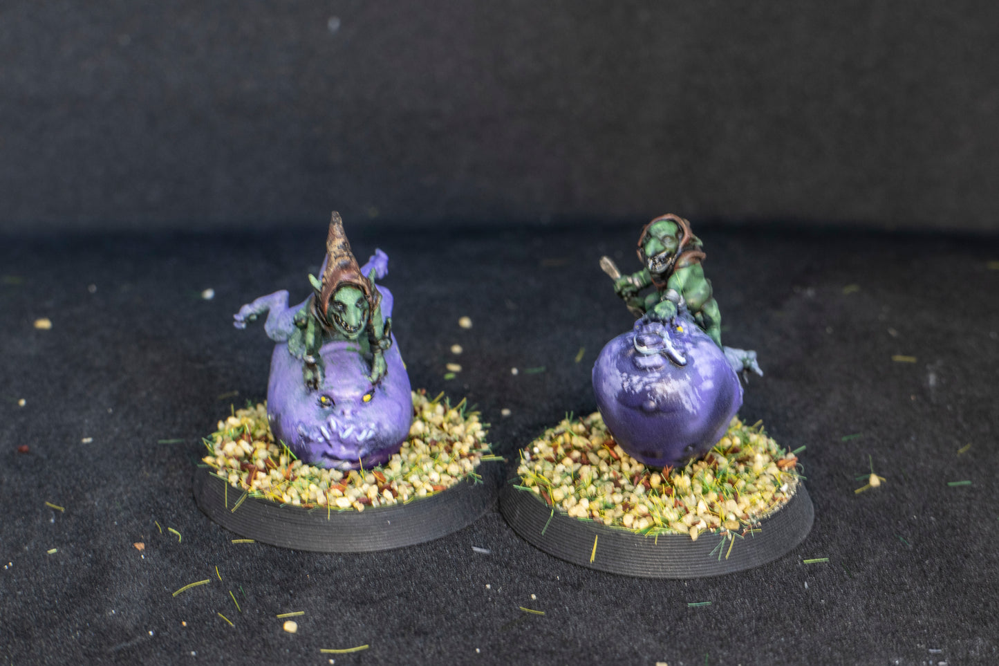 Painted Snottingham + Feldher Bag - Snotlings Team for Fantasy Football- Brutefun Miniautures