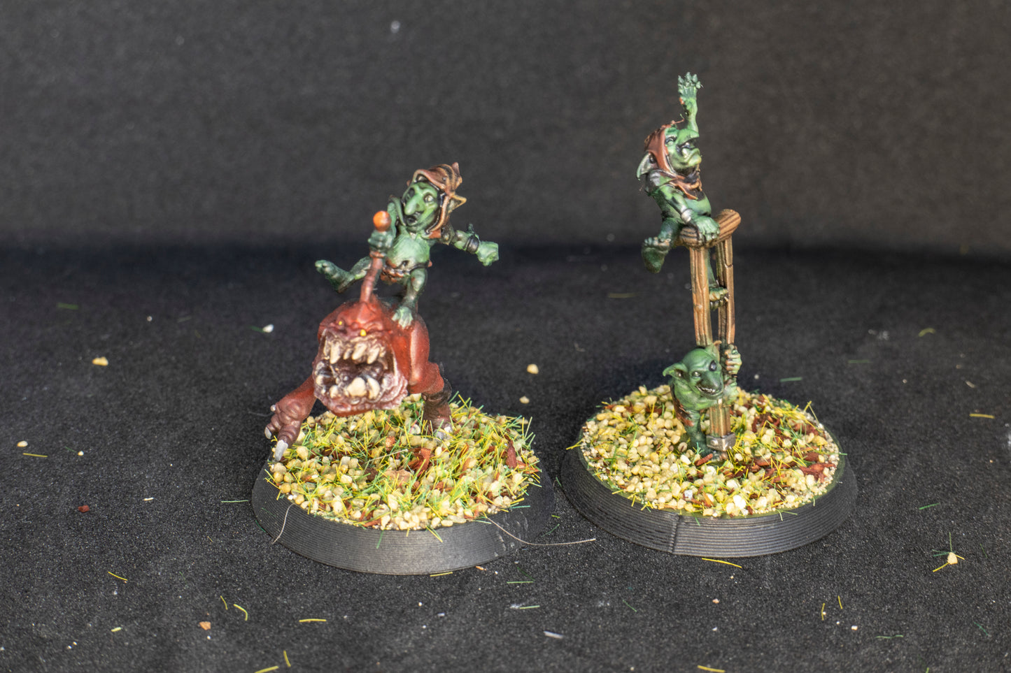 Painted Snottingham + Feldher Bag - Snotlings Team for Fantasy Football- Brutefun Miniautures