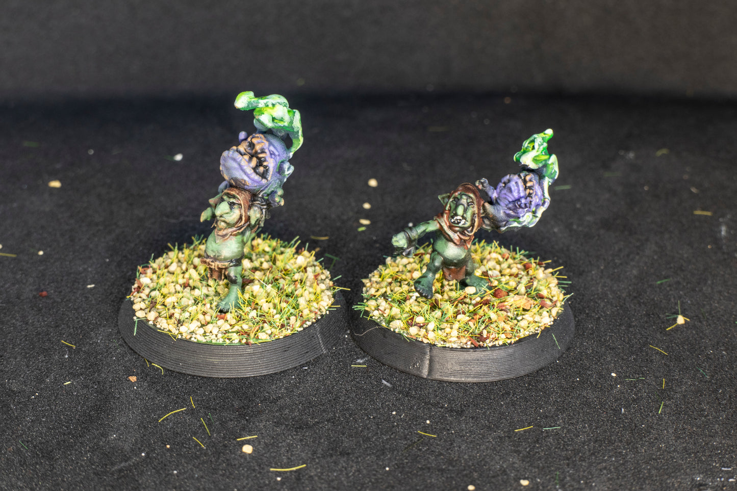 Painted Snottingham + Feldher Bag - Snotlings Team for Fantasy Football- Brutefun Miniautures