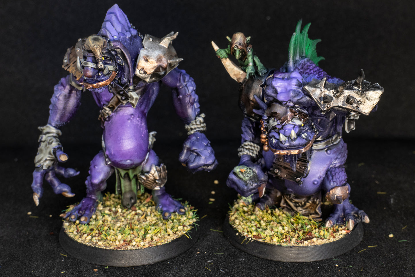 Painted Snottingham + Feldher Bag - Snotlings Team for Fantasy Football- Brutefun Miniautures