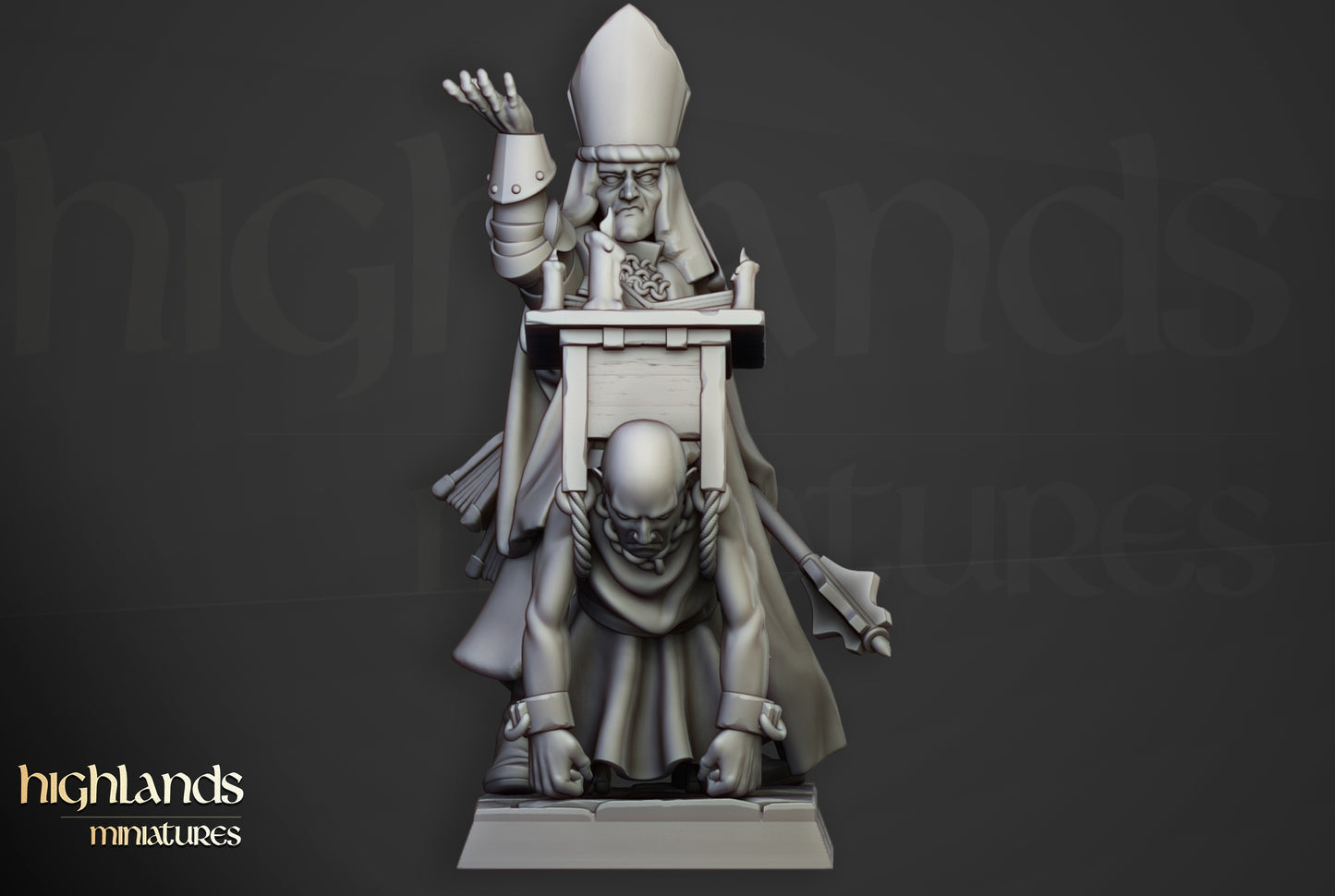 Inquisitorial Warband by Highlands Miniatures | Resin Human Inquisitors for Fantasy & Grimdark Wargames