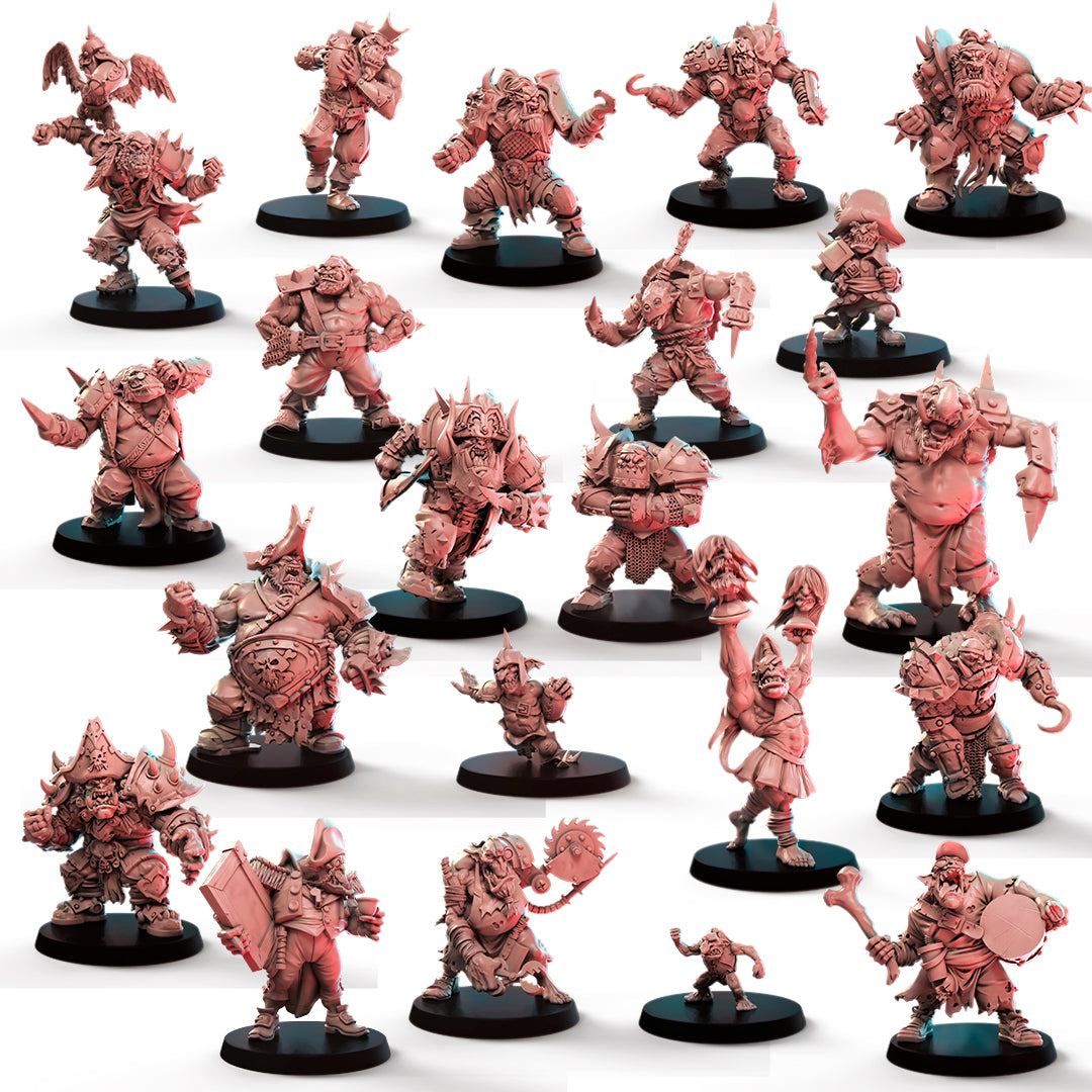 Storm Coast Marauders Blood Fantasy football bowl Orc Team Big Child Creatives