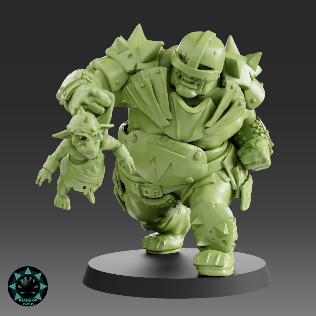 Ogre Team The Iron Plate Fantasy Football Team Blood Bowl Realm of paths