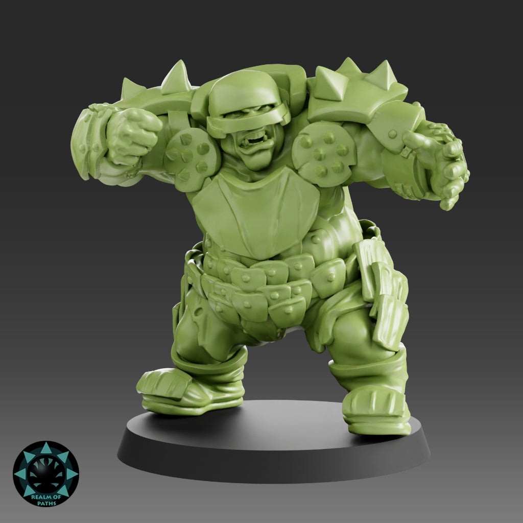 Ogre Team The Iron Plate Fantasy Football Team Blood Bowl Realm of paths