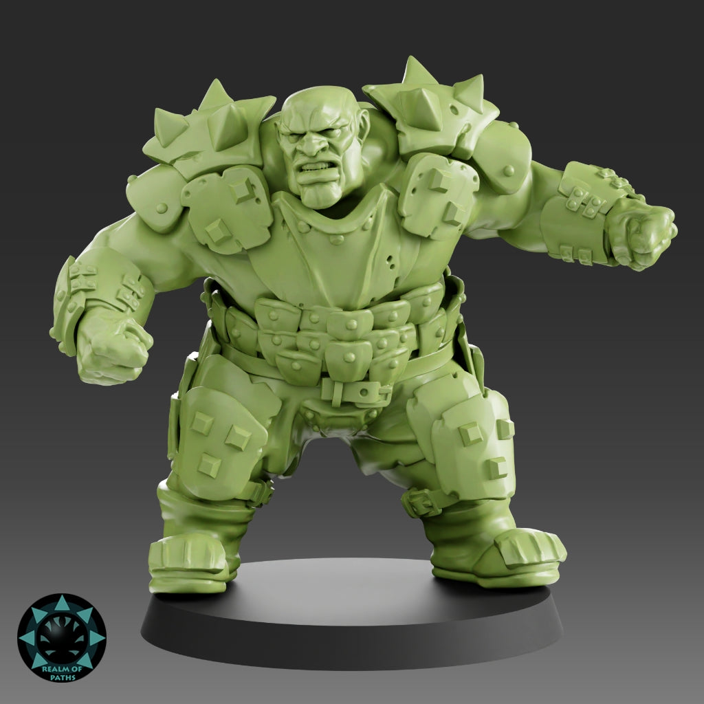 Ogre Team The Iron Plate Fantasy Football Team Blood Bowl Realm of paths