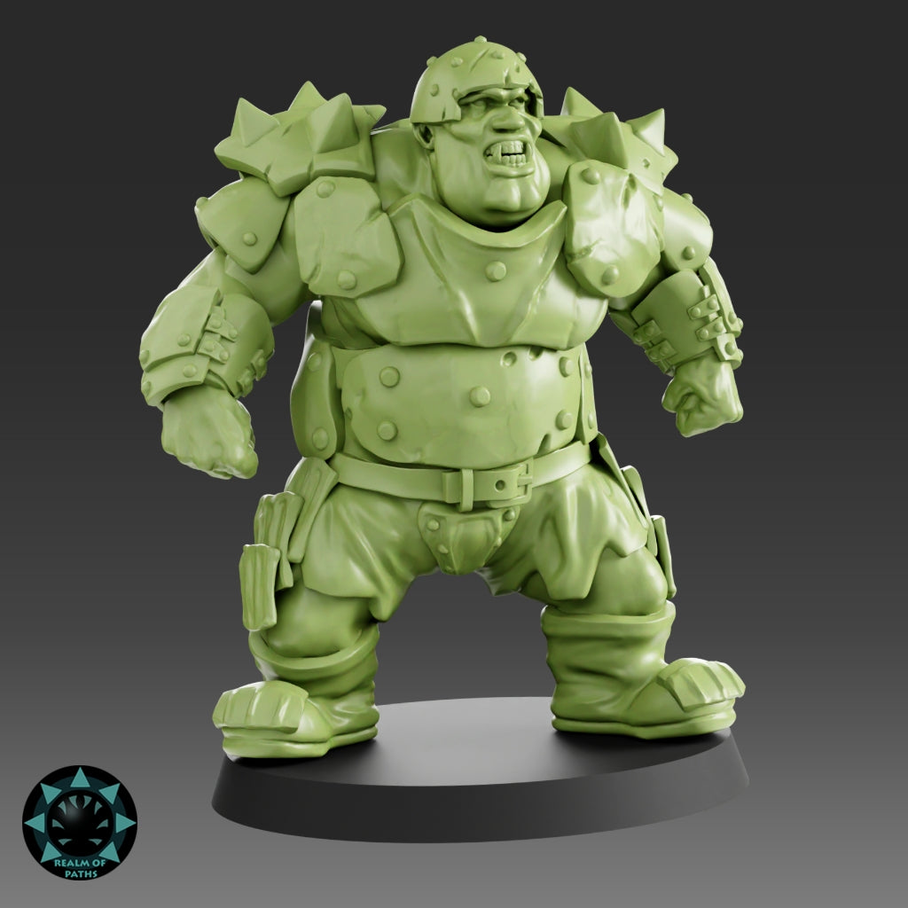 Ogre Team The Iron Plate Fantasy Football Team Blood Bowl Realm of paths