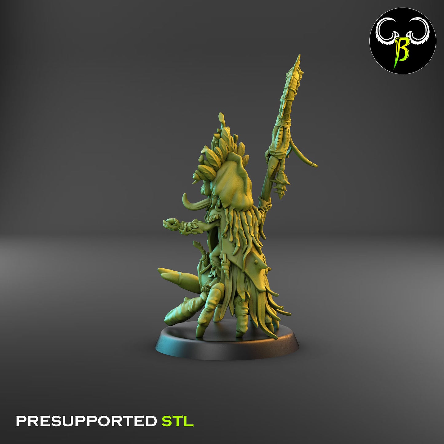 JellyFetich Shaman - SEAMOA LADZ - Orcs Army - Clay Beast Creations