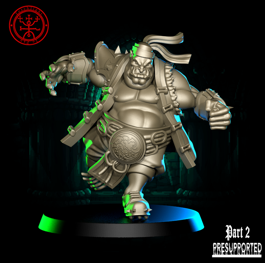 The Tengu Terrors – Ogres – High Quality Miniatures for Fantasy Football Game – Torchlight Models
