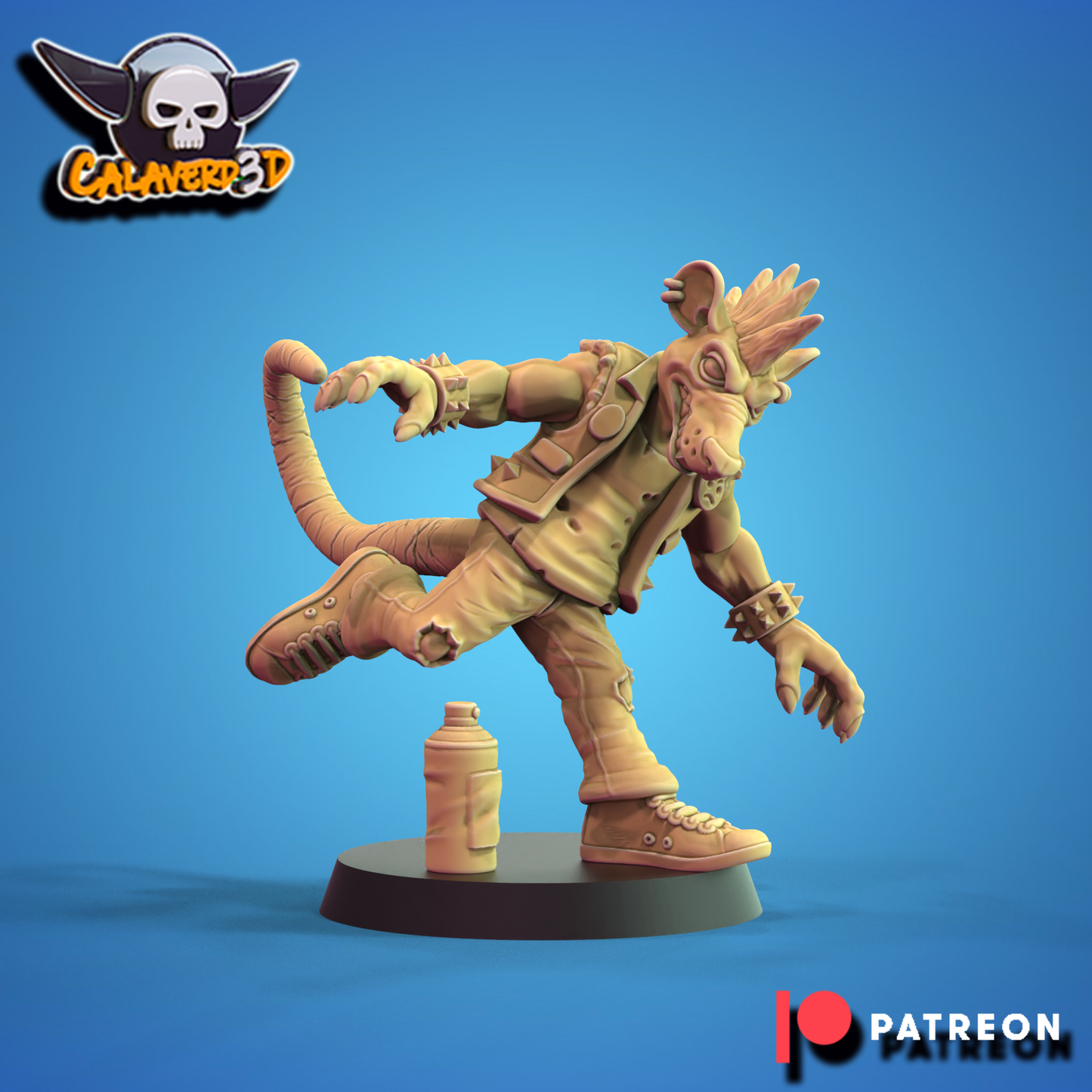 Rat men team Punk Skaven Fantasy Football Calaverd3D