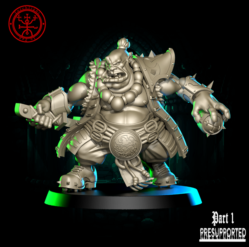 The Tengu Terrors – Ogres – High Quality Miniatures for Fantasy Football Game – Torchlight Models