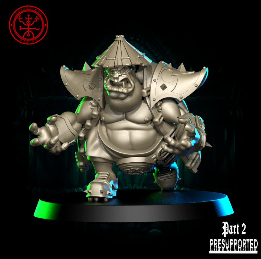 The Tengu Terrors – Ogres – High Quality Miniatures for Fantasy Football Game – Torchlight Models