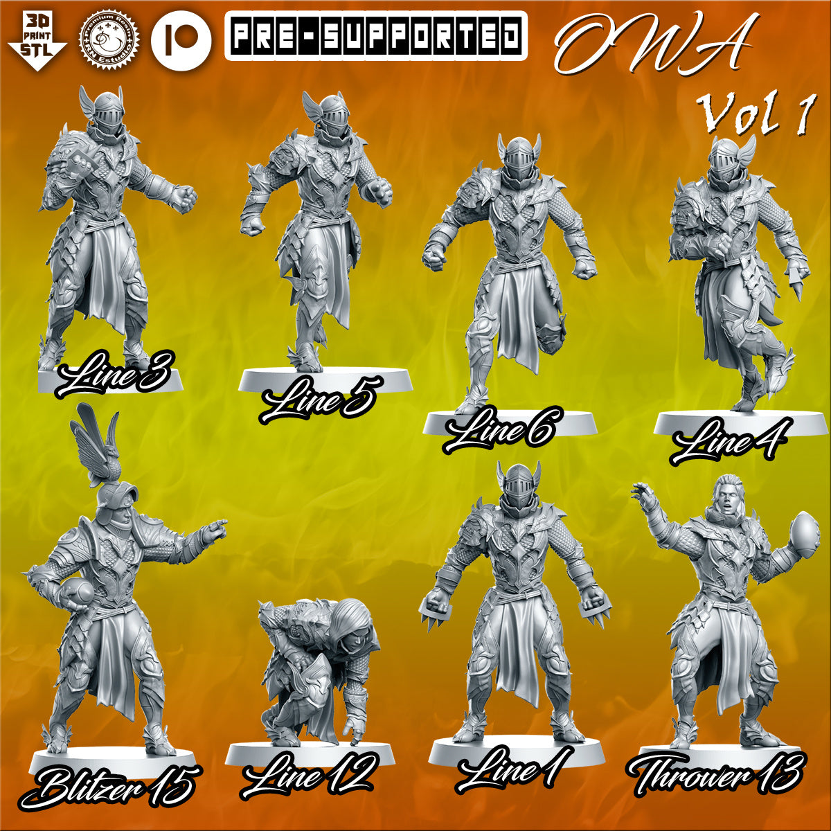 OWA Old World Union for Fantasy Football Miniature Tabletop Game Mythbowl RN estudio