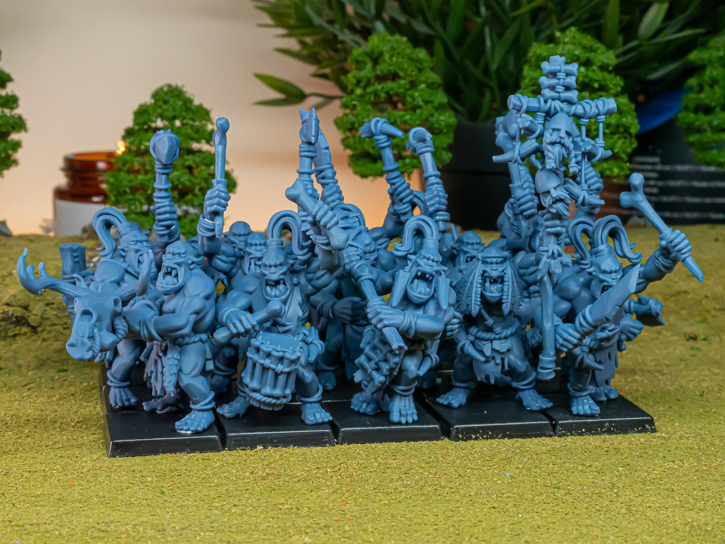 Moredhun's Orcs Cave Orcs with modular weapons - Orc Army - Highlands Miniatures - TheMajorLab