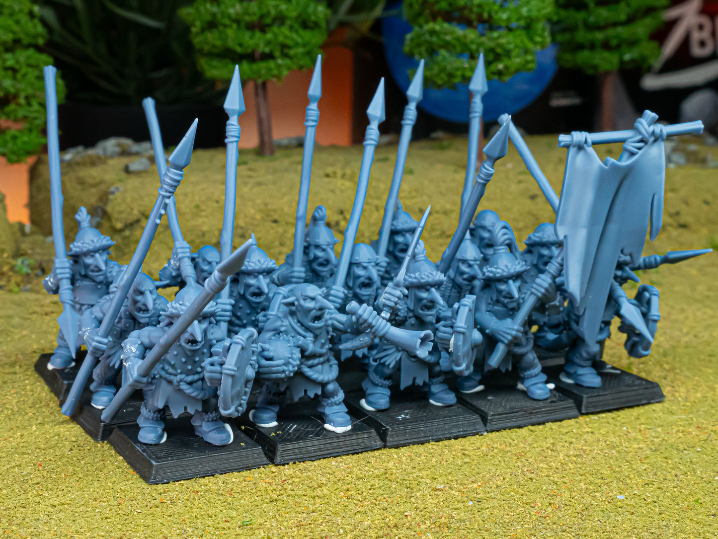 Steppe Goblins Unit with modular weapon - Goblin Army - Highlands Miniatures