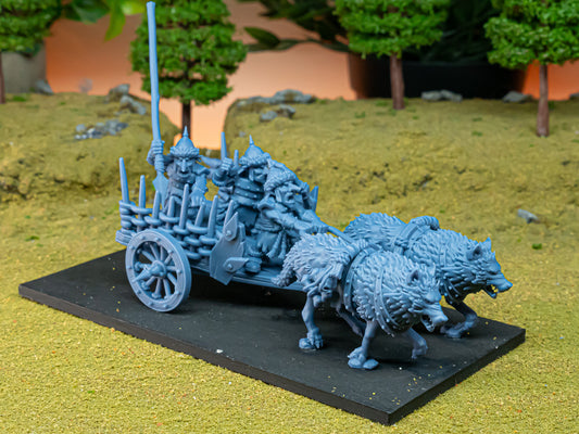 Steppe Goblin Chariot - Goblin Army - Highlands Miniatures