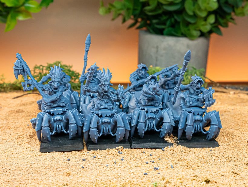Steppe Goblin Mounted Coast Goblins - Goblin Army - Highlands Miniatures