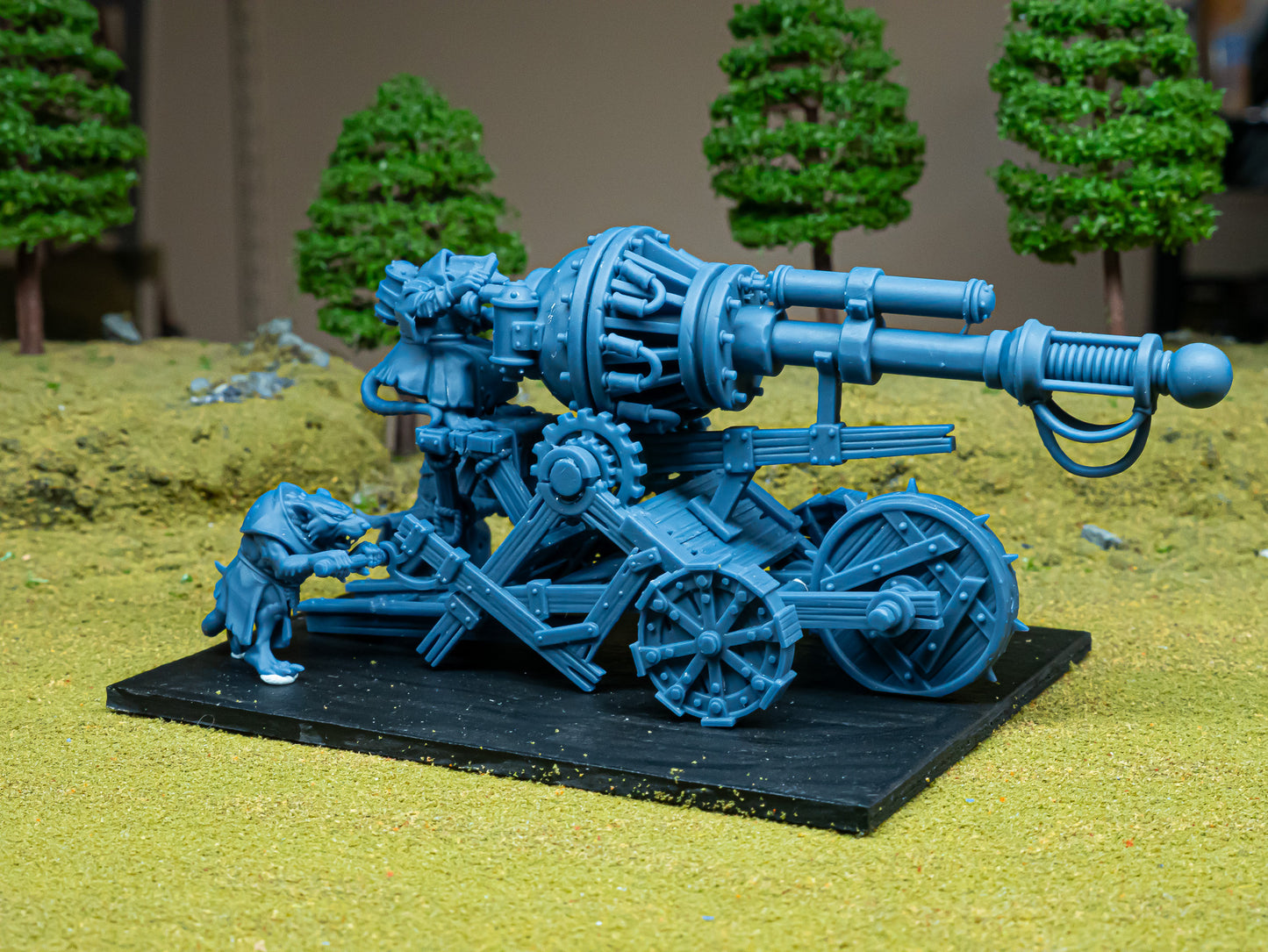 Ratmen Cannon with Crew - Ratmen Army - Sewer Vermin - Highlands Miniatures