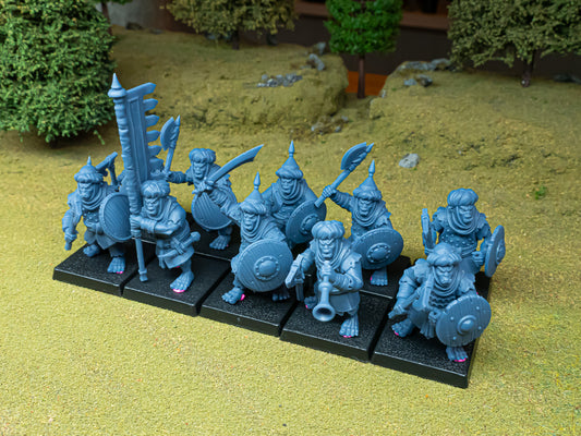 Hobgoblin Warriors - Chaos Dwarves - Cult of Marduk - Highlands Miniatures - TheMajorLab