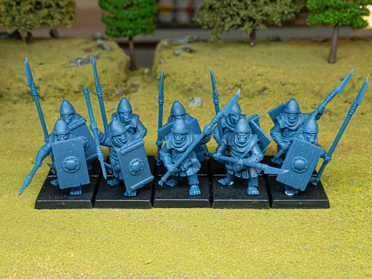 Hobgoblin Spearmen - Chaos Dwarves - Cult of Marduk - Highlands Miniatures