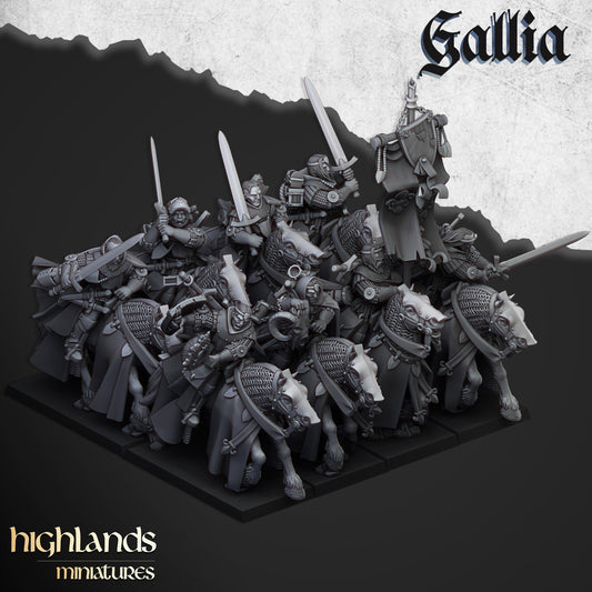 Gallia Questing Knights – Humankind Army - Highlands Miniatures - TheMajorLab