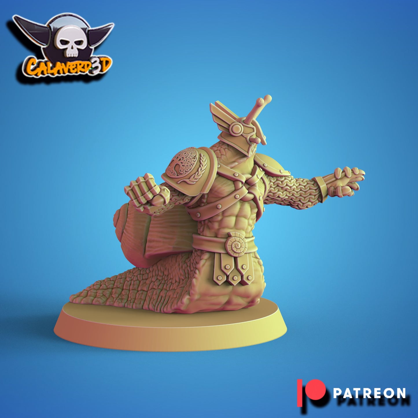 Battle Snails – 16 Miniatures High Quality Resin Blood Fantasy Football Bowl Dwarves Team – Calaverd3D
