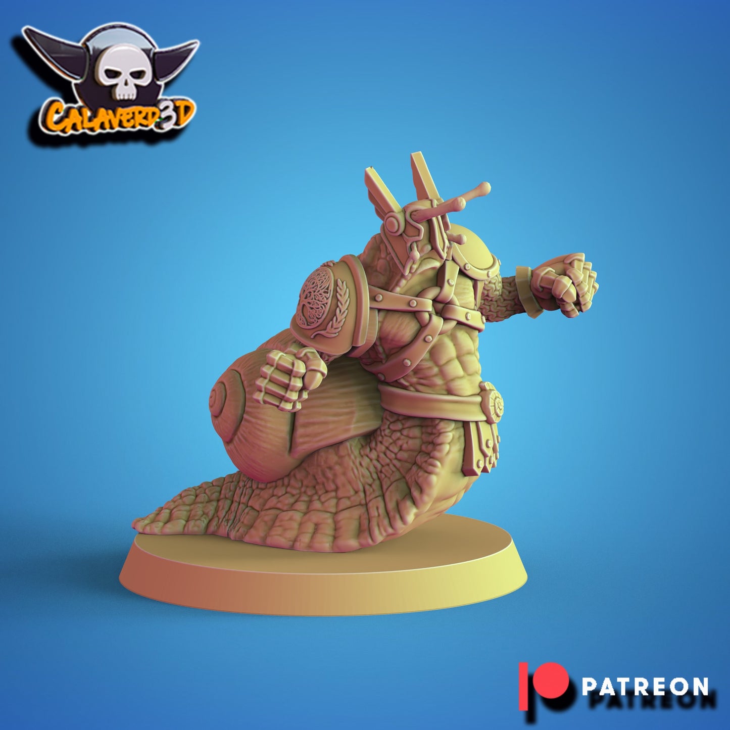 Battle Snails – 16 Miniatures High Quality Resin Blood Fantasy Football Bowl Dwarves Team – Calaverd3D