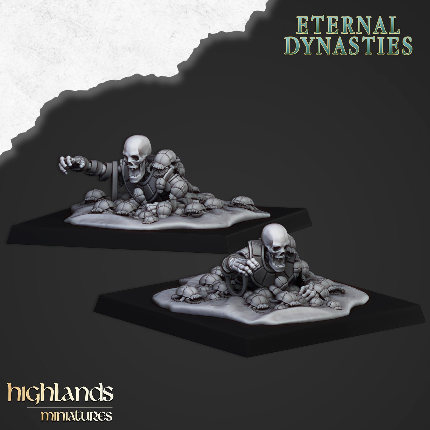 Ancient Arise – Tomb Kings Army by Highlands Miniatures | Resin Undead Infantry, Colossi & War Machines for Fantasy Wargames
