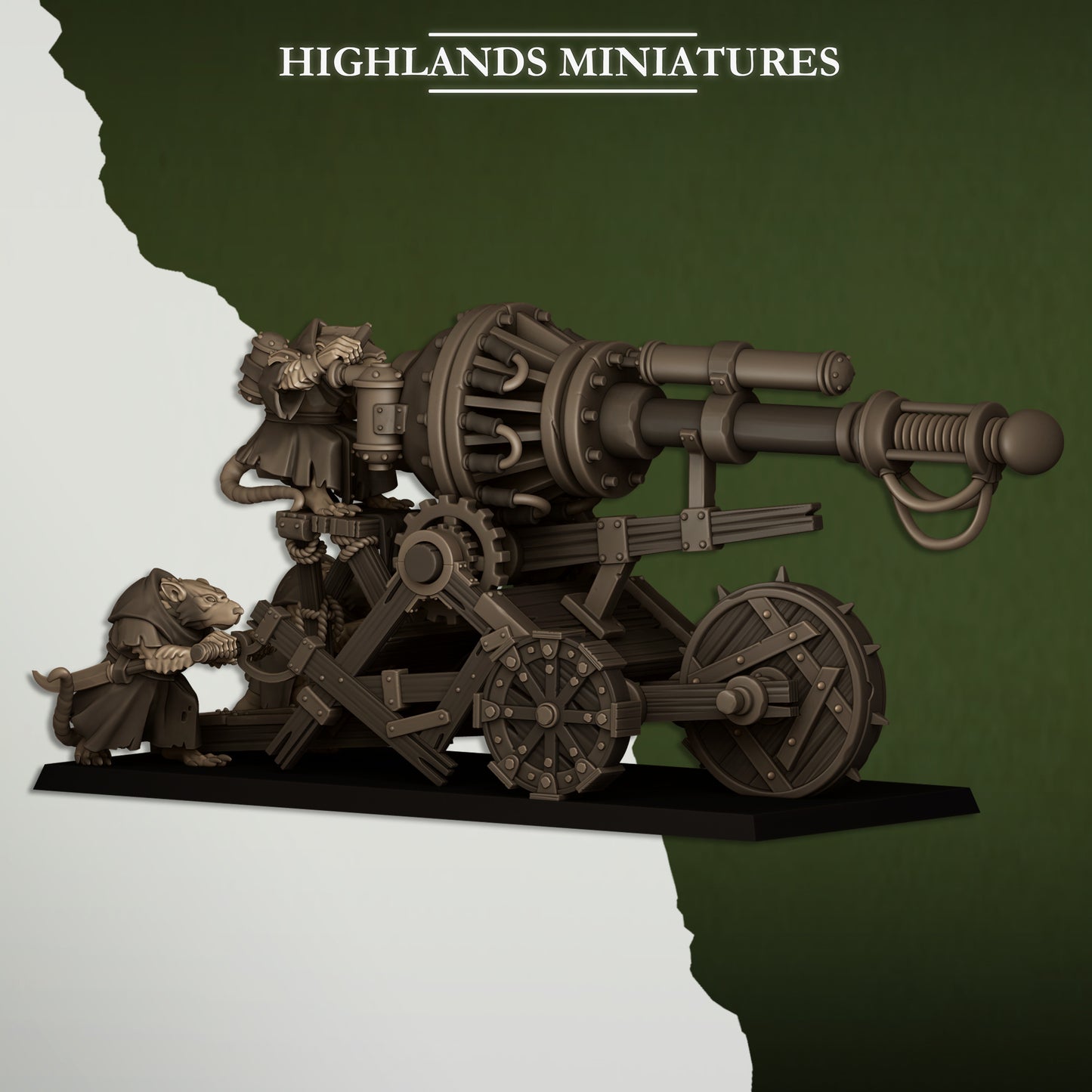 Sewer Vermin Technologies Ratmen Collection – 3D Printed Miniatures Fantasy Wargames - Highlands Miniatures