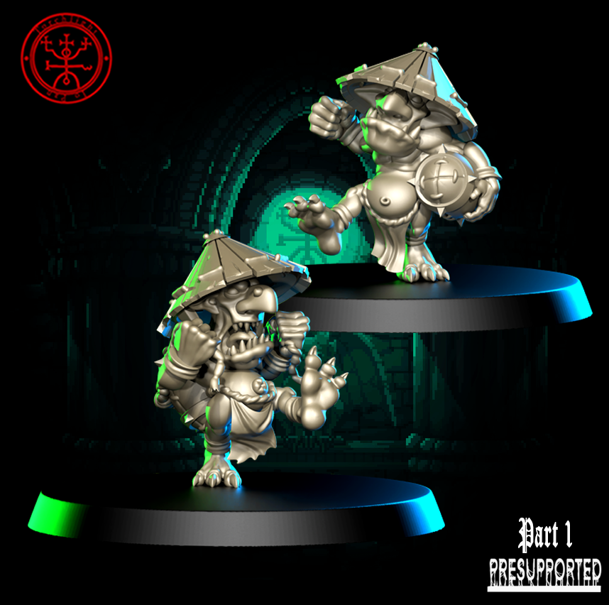 The Tengu Terrors – Ogres – High Quality Miniatures for Fantasy Football Game – Torchlight Models