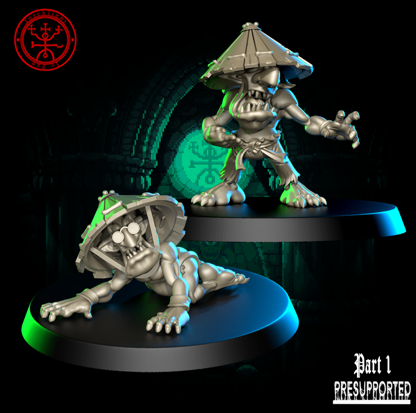 The Tengu Terrors – Ogres – High Quality Miniatures for Fantasy Football Game – Torchlight Models