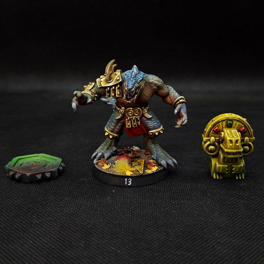 Southern Lizardmen Team for Fantasy Football Miniature Tabletop Game Txarli Factory