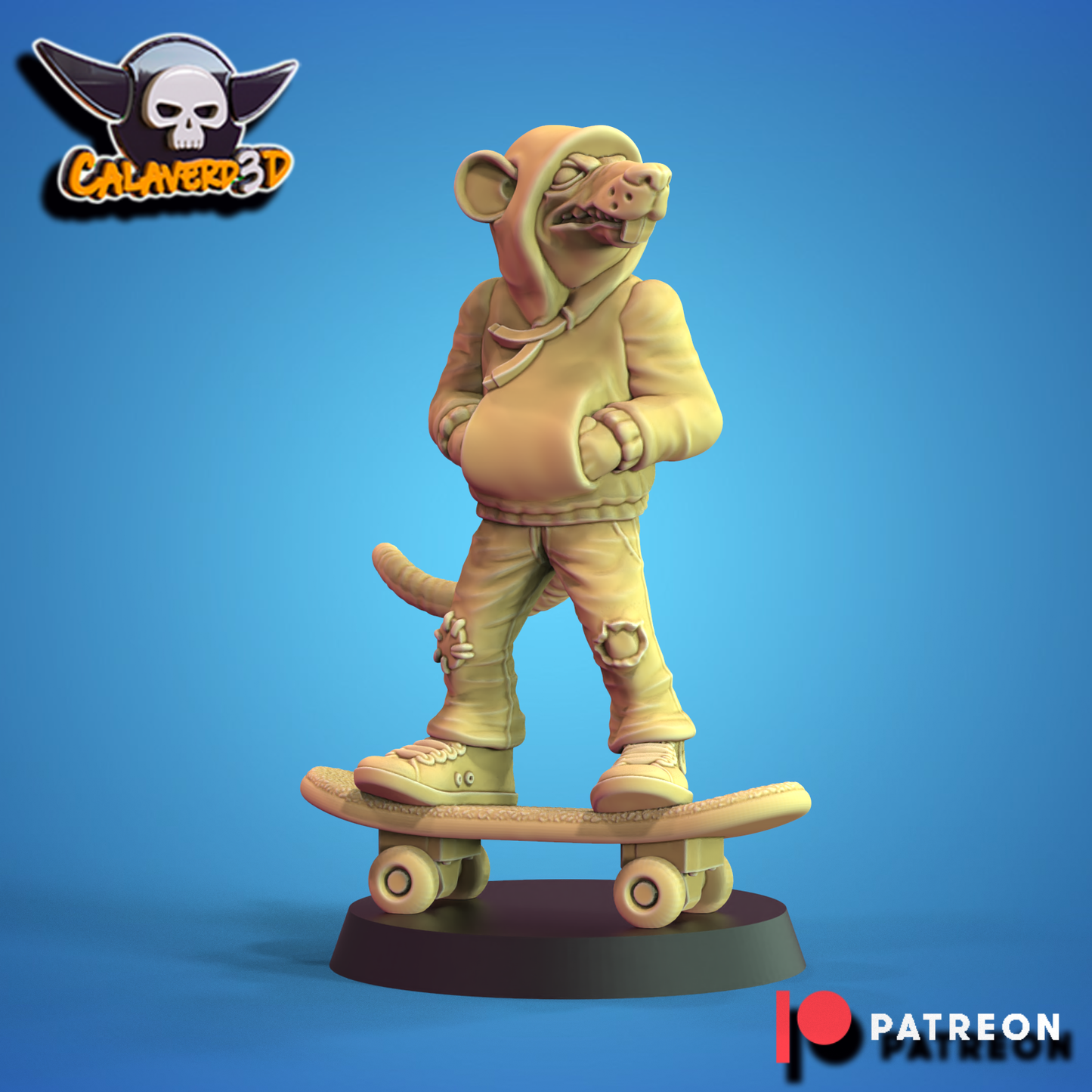 Rat men team Punk Skaven Fantasy Football Calaverd3D