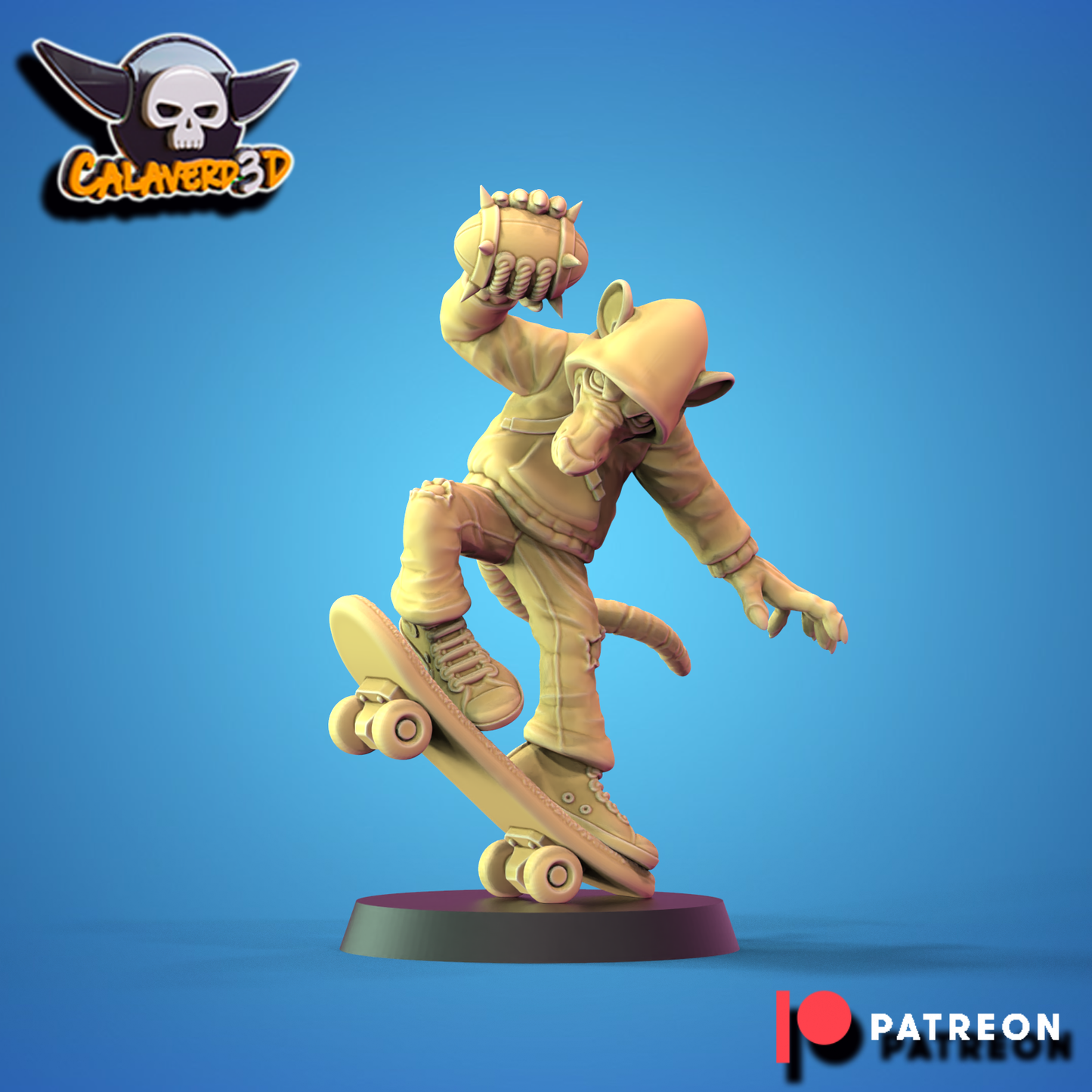 Rat men team Punk Skaven Fantasy Football Calaverd3D