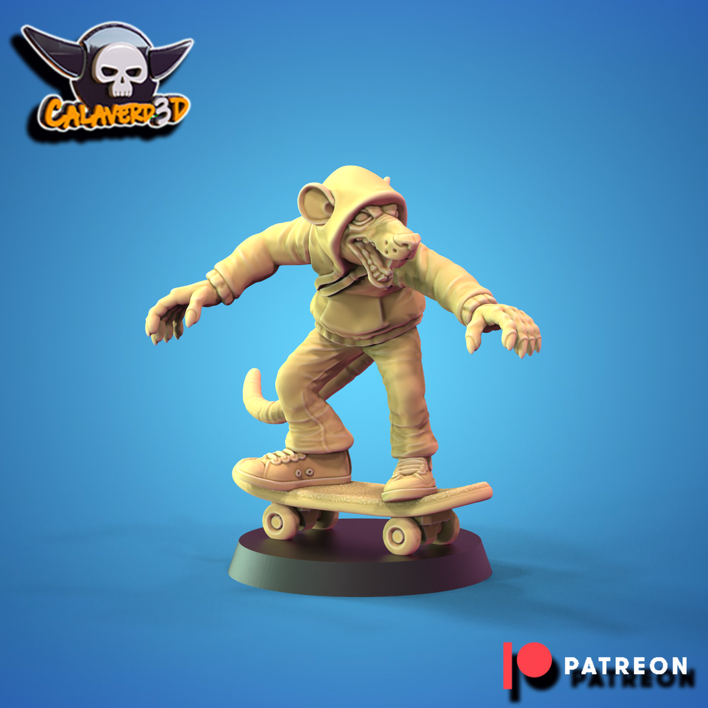 Rat men team Punk Skaven Fantasy Football Calaverd3D