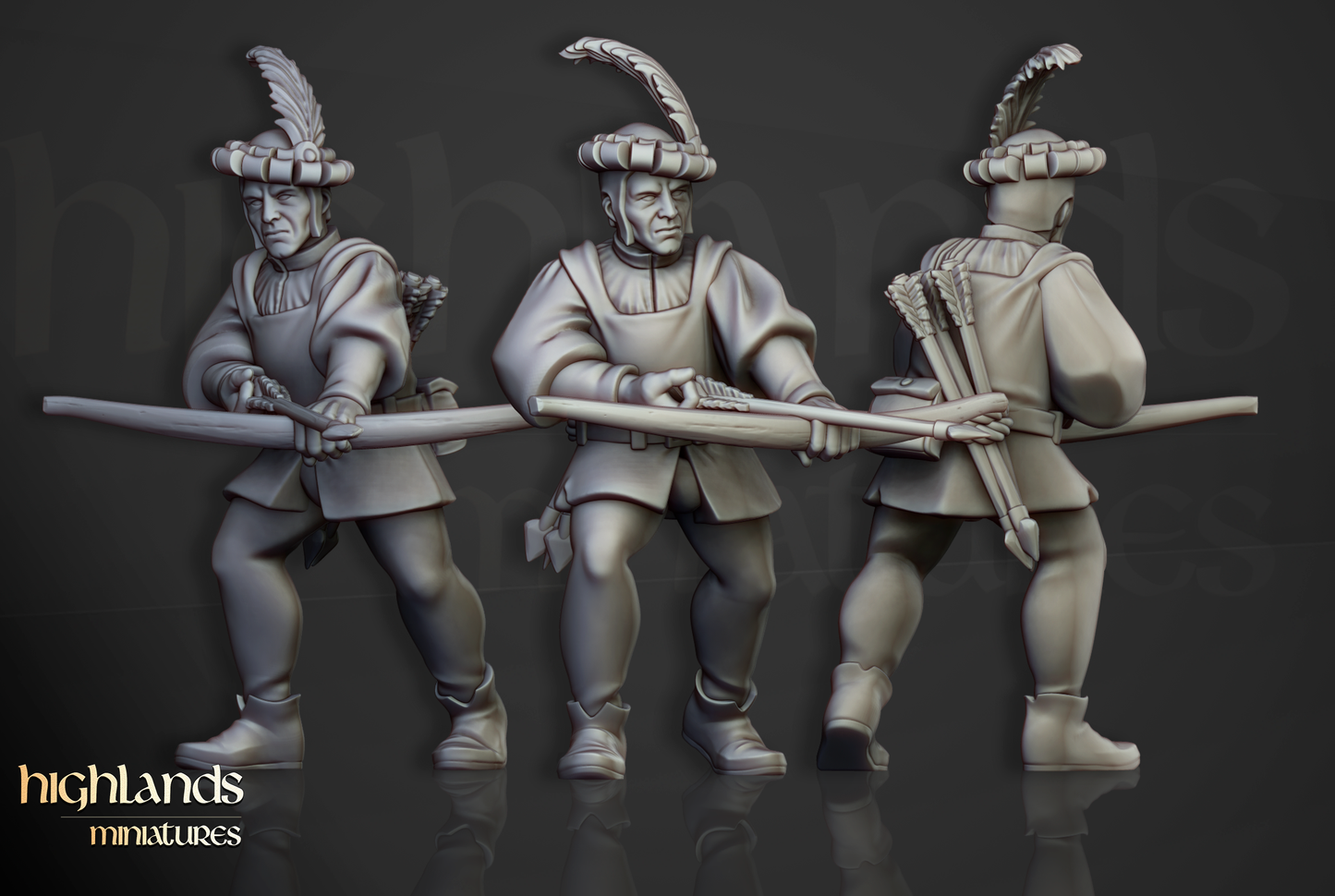 Sunland Empire Infantry by Highlands Miniatures | Resin Human Soldiers for Fantasy Battles & Tabletop Wargames