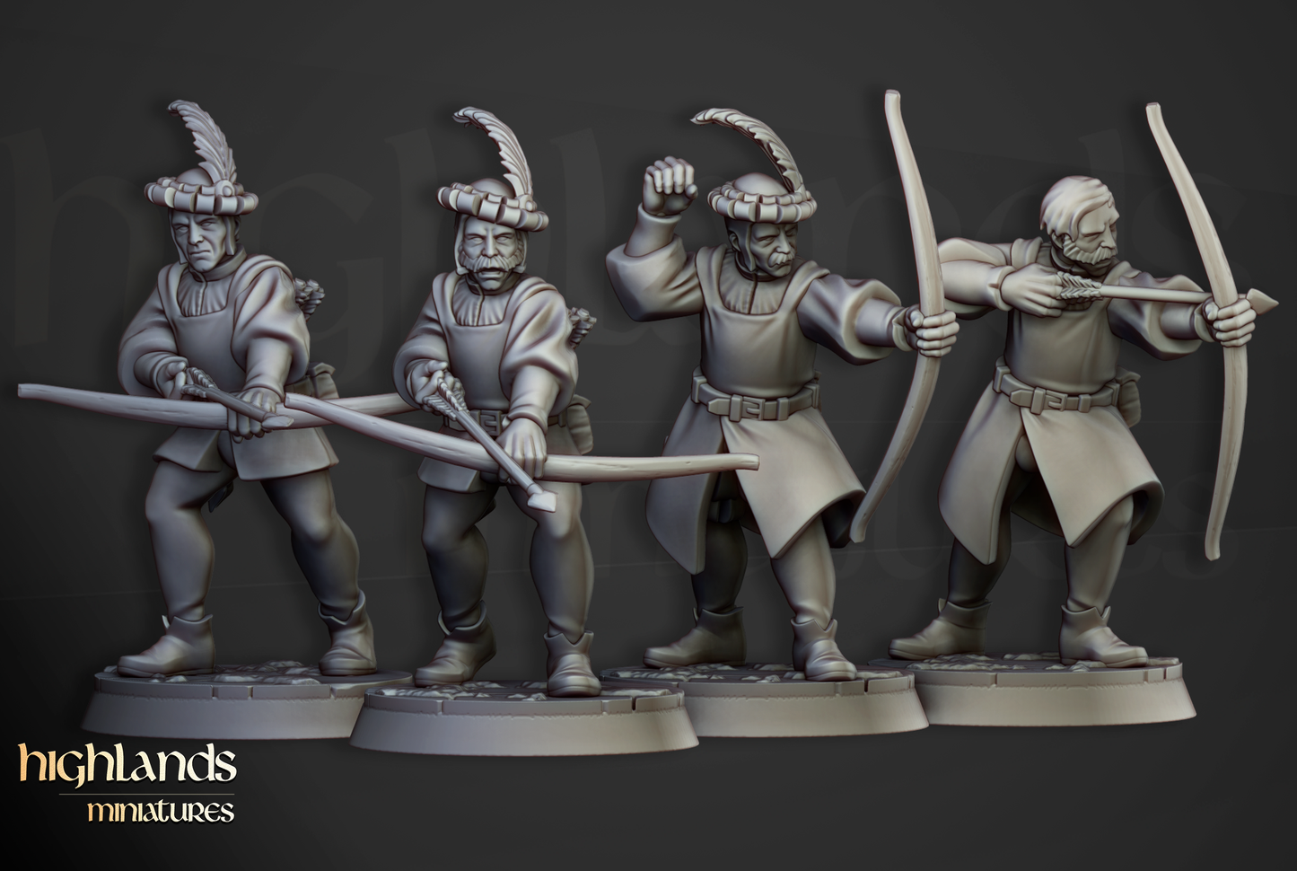 Sunland Empire Infantry by Highlands Miniatures | Resin Human Soldiers for Fantasy Battles & Tabletop Wargames