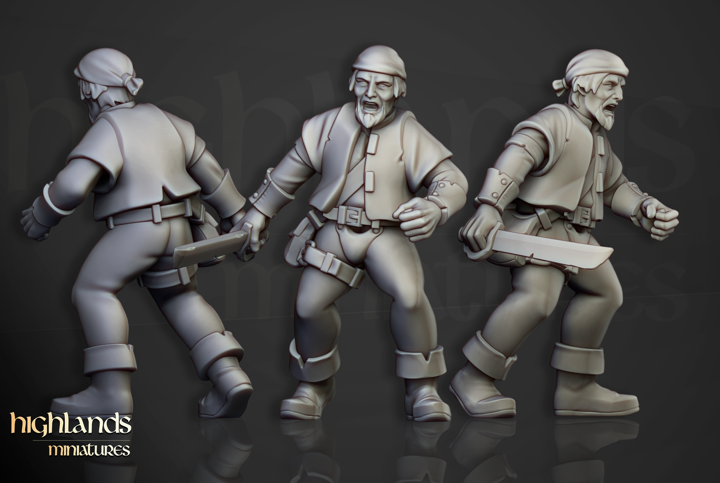 Sunland Empire Infantry by Highlands Miniatures | Resin Human Soldiers for Fantasy Battles & Tabletop Wargames